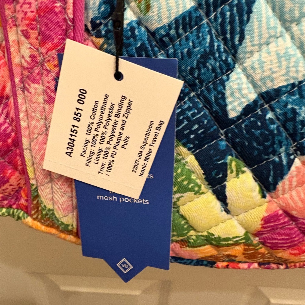 Vera Bradley Iconic Miller Travel Bag - Picture 3 of 8